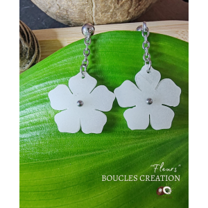 Boucles d'oreilles fleur...